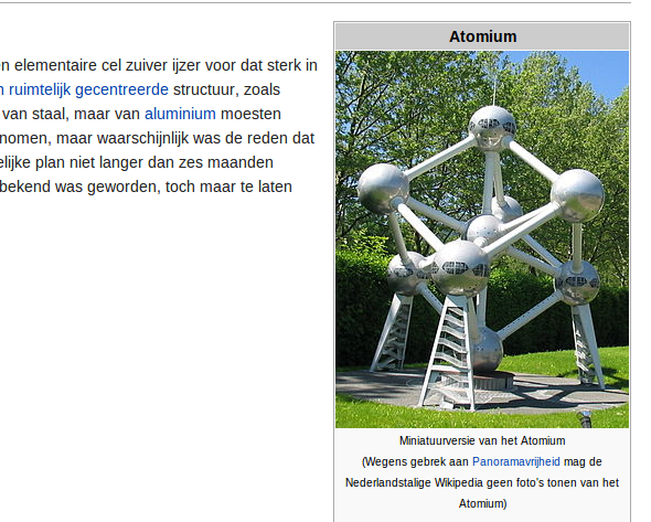 The atomium on wikipedia